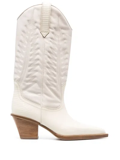 Paris Texas 60mm Rosario Cowboy Boots In Neutral