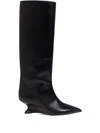 Paris Texas 65mm Pointed-toe Sculpted-heel Boots In Black