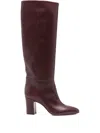 Paris Texas 70mm Leather Block-heel Boots In Red
