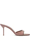 Paris Texas Lidia 70 Patent Leather Mules In Pink
