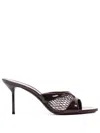 Paris Texas 70mm Lidia Sandals In Black