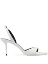 Paris Texas 70mm Lidia Slingback Heeled Sandals In White