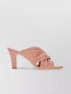 Paris Texas 75 Criss-cross Strap Stiletto Heel Mules