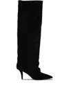 Paris Texas 75mm Ines Suede Boots In Black