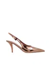 Paris Texas 75mm Jessica Slingback Pointed-toe Pumps