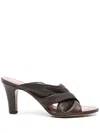 Paris Texas 75mm Maria Mules In Brown