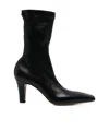 Paris Texas 80mm Leather Boots In Black