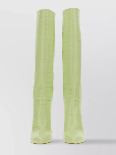 PARIS TEXAS 85 STILETTO BOOT KNEE HIGH CROCODILE