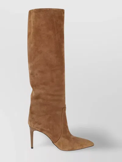 Paris Texas 85 Stiletto Heel Knee-high Boots In Orange
