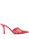 Paris Texas Nadia Sabot Sandals In Red