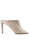 Paris Texas 85mm Stiletto Mules In Neutrals