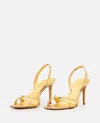 Shop Paris Texas 85mm Stiletto Slingback In Golden