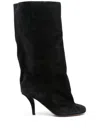 Paris Texas Esther Ankl Boot 105 High Heels Ankle Boots In Black Suede In Black