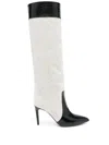 Paris Texas 90mm Knee-high Leather Boot In Neutrals