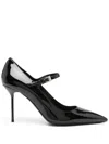 Paris Texas Leather Shoes In Black