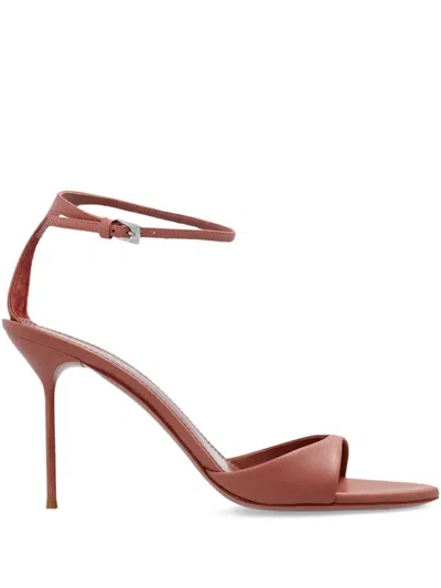 Paris Texas Lidia Patent-leather Sandals In Pink