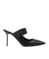 Paris Texas 90mm Satin Mules In Black