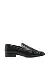Paris Texas Chic Python-print Loafers With Chunky Heel In Black