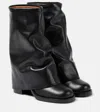 Paris Texas 85mm Foldover Boots In Black