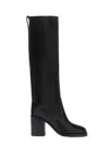 Paris Texas Alexandra Leather Boot In Black