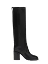 Paris Texas Alexandra Leather Boot In Black