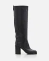 Paris Texas Alexandra Leather Boot In Black