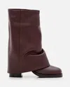 PARIS TEXAS ALEXANDRA MIDCALF LEATHER BOOT