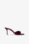 Paris Texas Almond-toe Mules In Patent Rouge Noir Leather In Rouge Noir