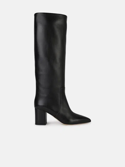 Paris Texas Black Nappa Leather Heel 70 Boots