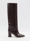 Paris Texas Croc-embossed Leather Anja Knee-high Boots 70 In Multi