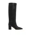 Paris Texas Anja 70mm Leather Boots In Black