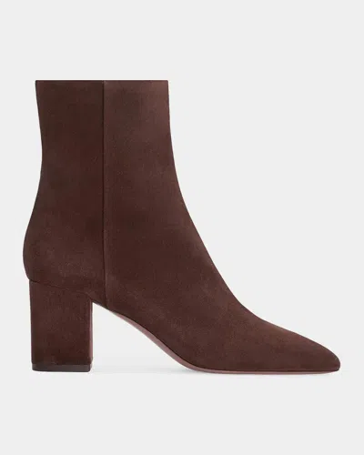 Paris Texas Anja 70mm Suede Ankle Boots In Brown