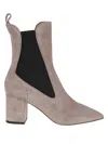 Paris Texas 70mm Pointed-toe Block-heel Chelsea Boots In Neutral