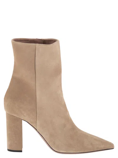 Paris Texas Anja Ankle Boot 85 - Suede Ankle Boots In Brown