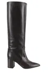 Paris Texas Ladies Black Anja 70mm Leather Boots