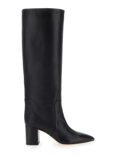 Paris Texas Ladies Black Anja 70mm Leather Boots