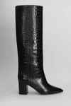 Paris Texas Anja Boot 70 High Heels Boots In Black Leather