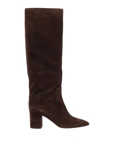 Paris Texas Anja Boots In Brown