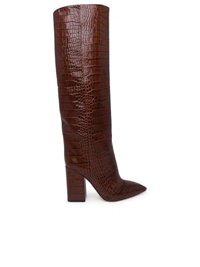 Paris Texas Anja Brown Leather Boots