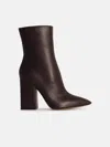 Paris Texas 'anja' Brown Leather Ankle Boots In Brown