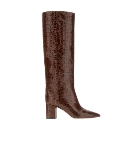 PARIS TEXAS PARIS TEXAS ANJA EMBOSSED KNEE-LENGTH BOOTS
