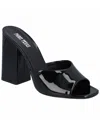 Paris Texas 100mm Patent-finish Sandals In Black