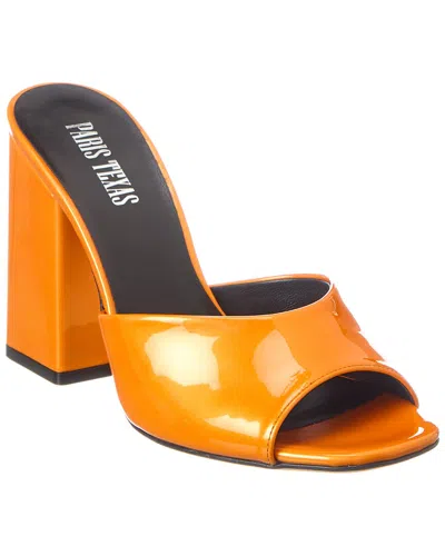 Paris Texas Anja Patent Mule In Black