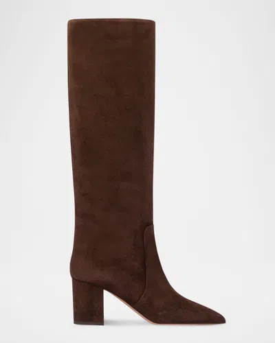 Paris Texas Anja Suede Knee-high Boots