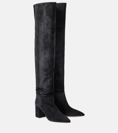 PARIS TEXAS ANJA SUEDE OVER-THE-KNEE BOOTS