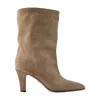 Paris Texas Ankle Boot In Beige