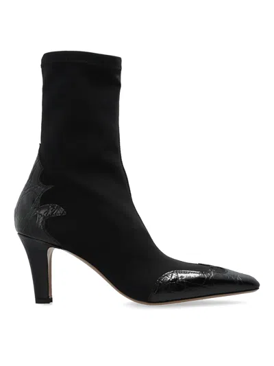 Paris Texas Ankle Boots In Black