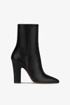 Paris Texas Ankle Boots In Black Calf Leather