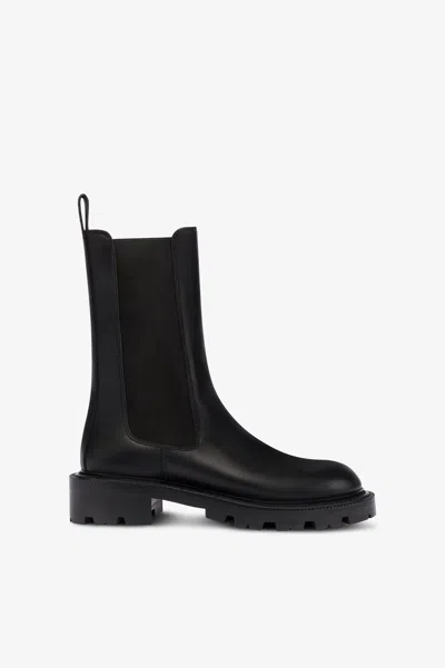 Paris Texas Ankle Boots In Black Calf Leather