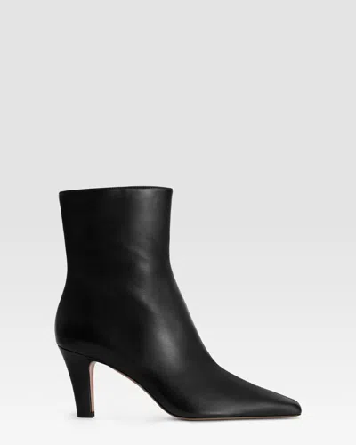 Paris Texas Ankle Boots In Black Calf Leather